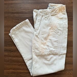 Zara Off-White Pants